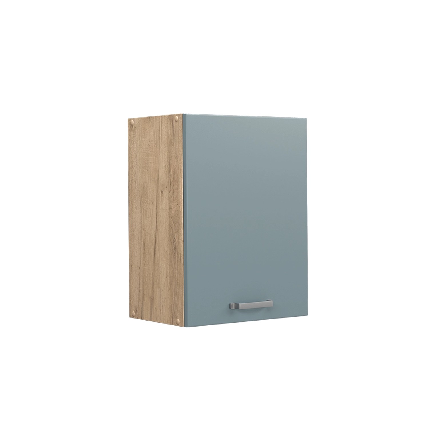 Vicco Hängeschrank R-Line Hängender Küchenschrank Blau-Grau/Goldkraft Eiche 45 cm