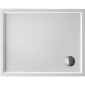 Weiße Duravit Duschwanne Starck Slimline, 100x80 cm, aus Sanitäracryl.