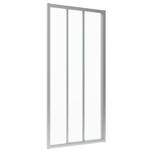 Aquabatos Duschtür 90x195cm, Nischentür Schiebetür mit ESG Glas und Nano Beschichtung.