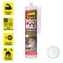 UHU Poly Max Montagekleber Transparent, 300g Kartusche für viele Materialien im Innen- und Außenbereich.