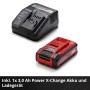 Einhell Power X-Change Akku 3,0 Ah und Ladegerät für Hochentaster und Heckenschere.