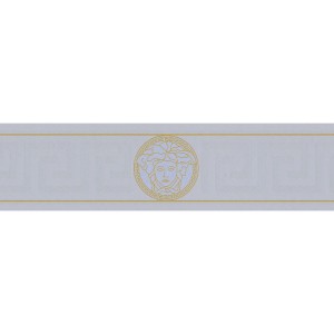 Goldene Bordüre mit Ornamenten für luxuriöse, dekorative Tapeten.