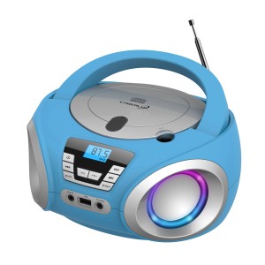 Cyberlux CL-900 CD-Player mit LED-Discolichter CD/MP3/USB Radio Blau