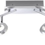 Paul Neuhaus Sileda LED-Spot, 4-flammig, Aluminium matt. Moderne Deckenleuchte mit schwenkbaren Spots.
