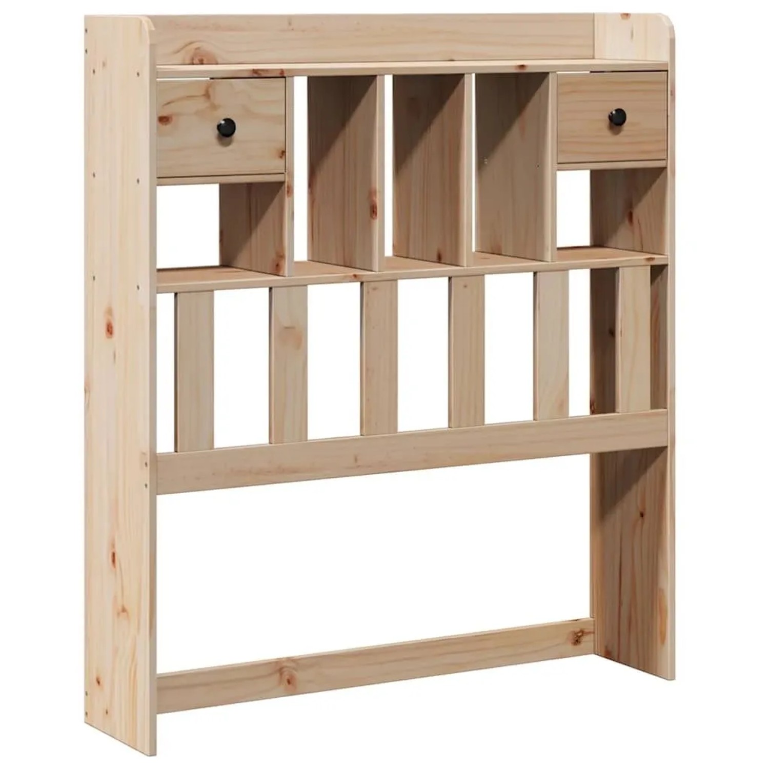 vidaXL Kopfteil mit Stauraum 90 cm Massivholz Kiefer 855523