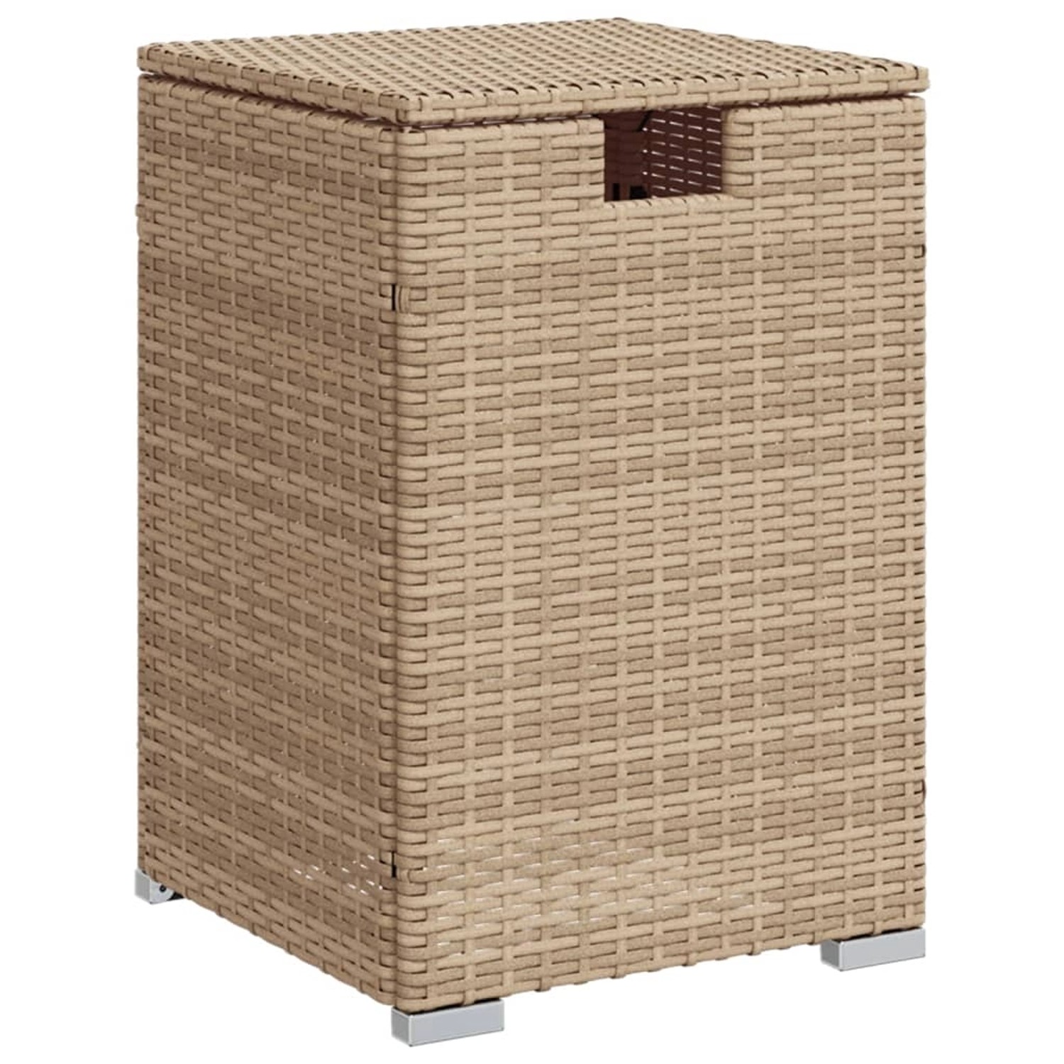 Thumbnail - vidaXL Propan-Tank-Verstecktisch Beige 40x40x60 cm Poly Rattan 366297