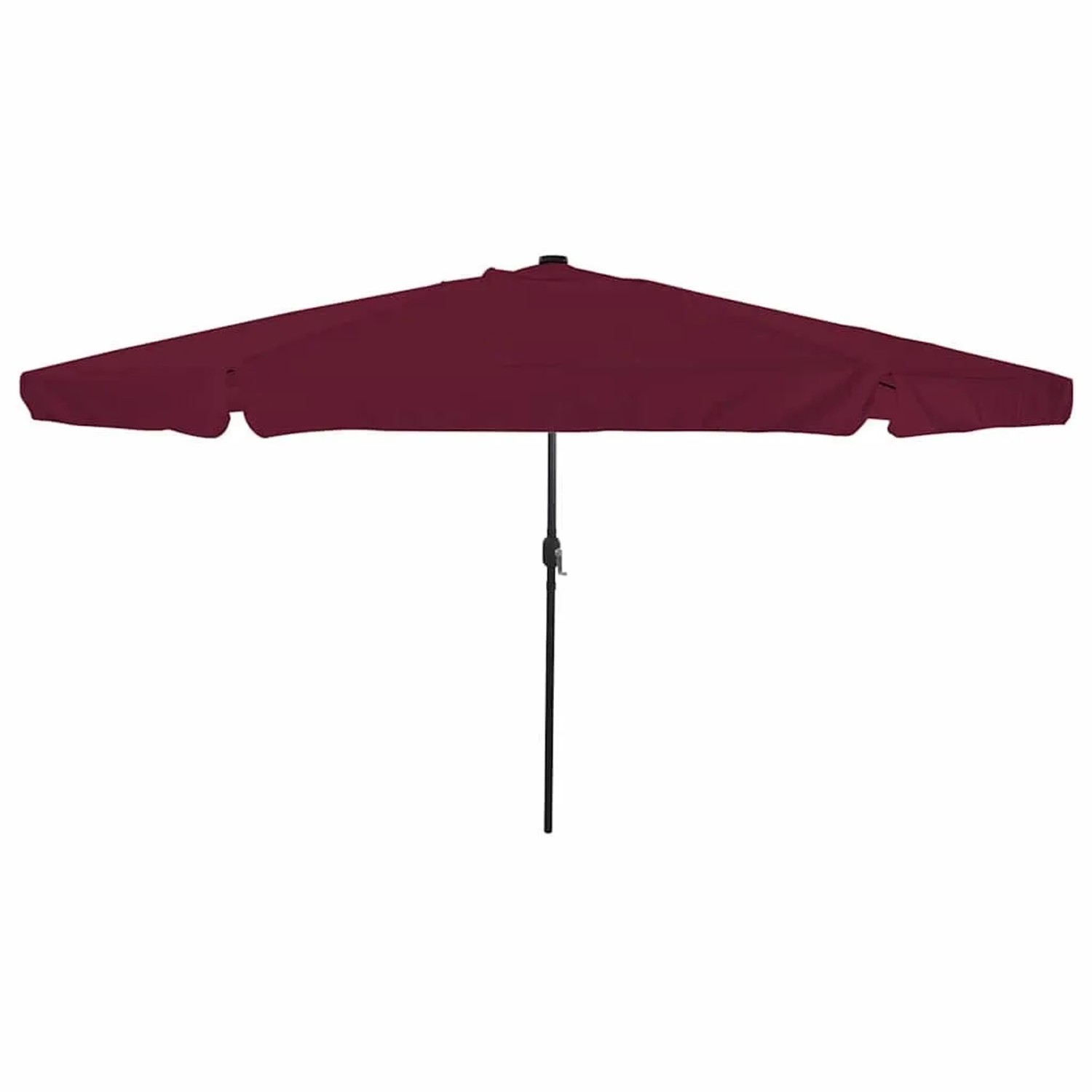 vidaXL Gartenparasol Rot und Schwarz 395 x 395 x 245 cm 42003648 günstig online kaufen