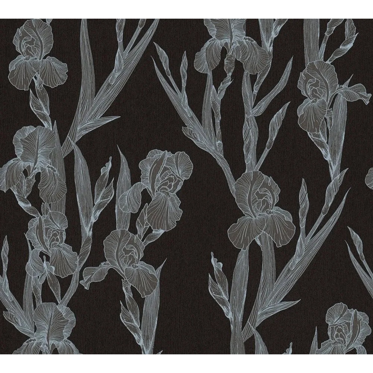 Tadessi Tapete Floral M1-No.1375 Vliestapete in Schwarz