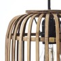 Brilliant Pendelleuchte Woodrow, 3-flammig, hellbraun, Holz-Optik. Hängelampe für Innenräume.
