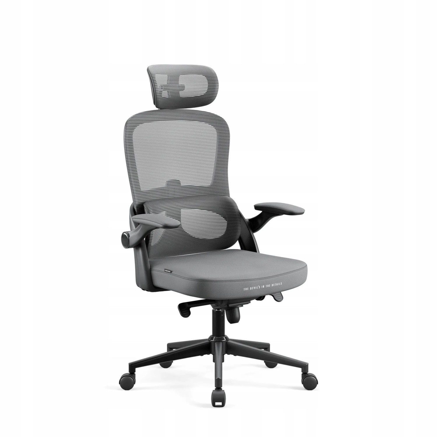 DIABLO CHAIRS V-LIGHT Ergonomischer Bürostuhl Grau