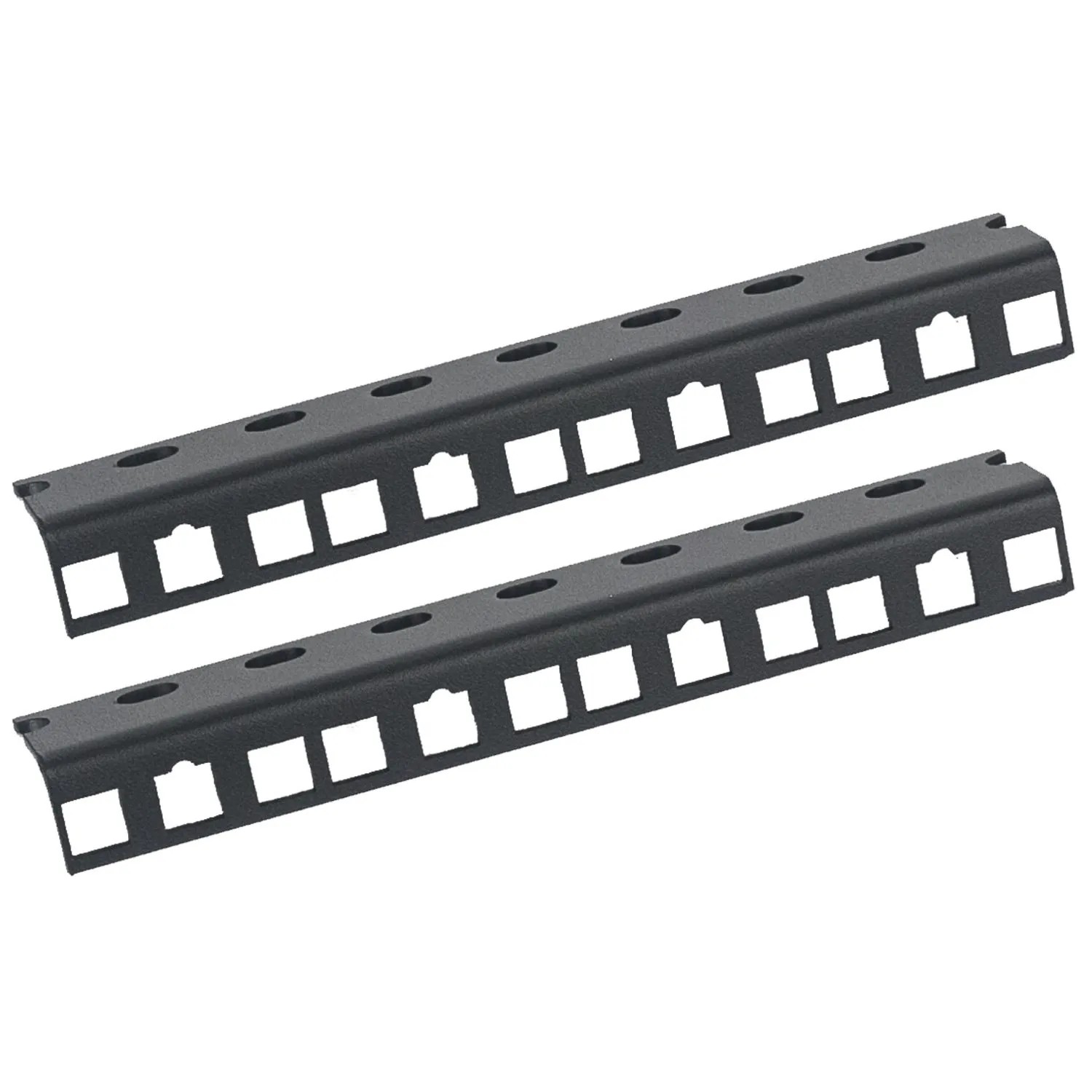 HMF 66804 Rackschiene für Serverschrank 2 Stück 10 Zoll 4 HE Schwarz günstig online kaufen