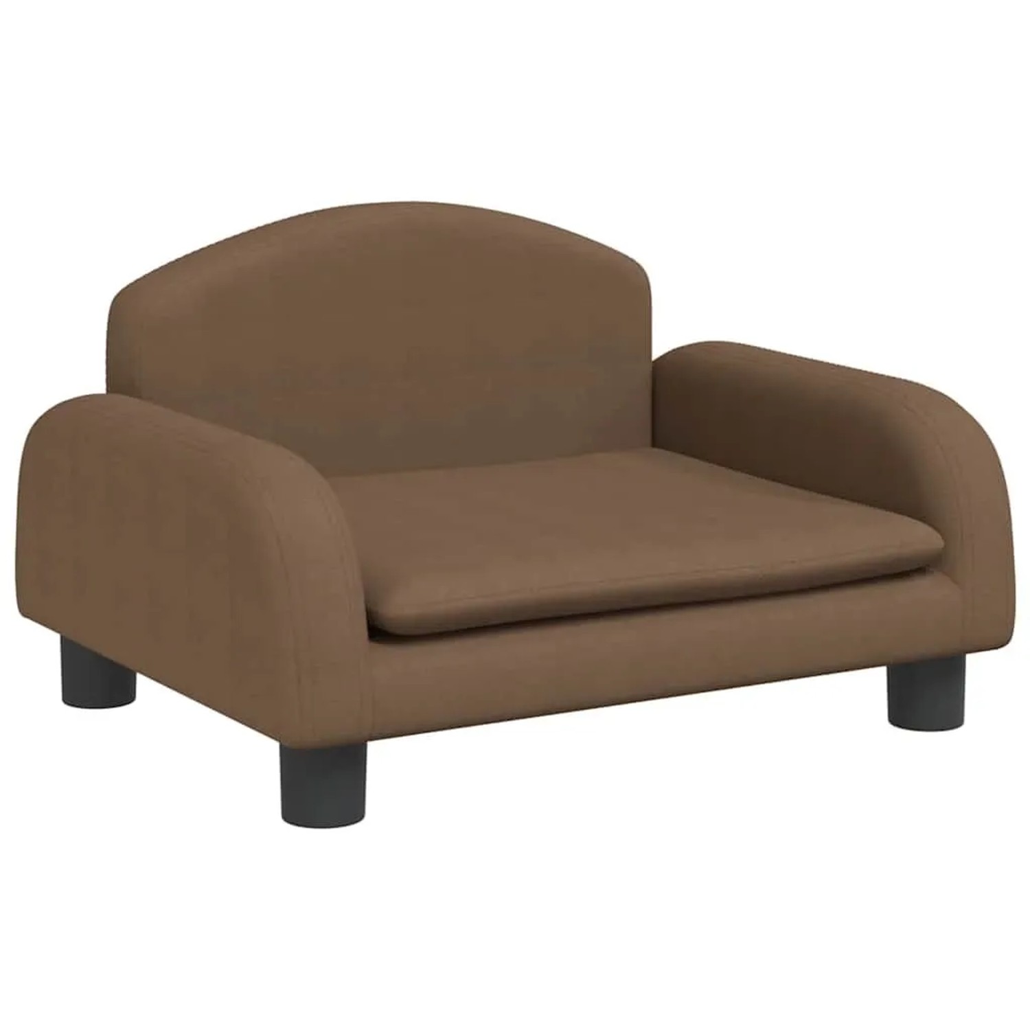 vidaXL Kindersofa Braun 50x40x30 cm Stoff 3196371