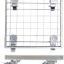 Wagner Multi Roller, verzinkt, mit Gitterrost, Tragkraft 200 kg.