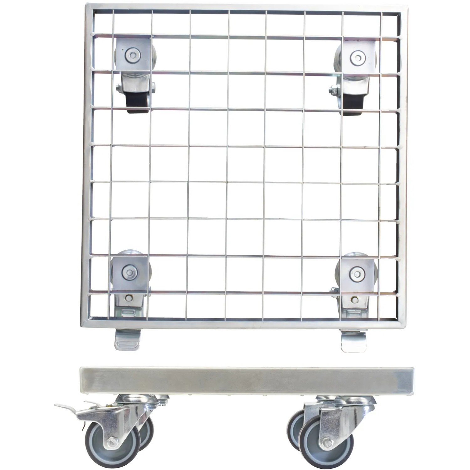 Wagner Multi Roller, verzinkt, mit Gitterrost, Tragkraft 200 kg.