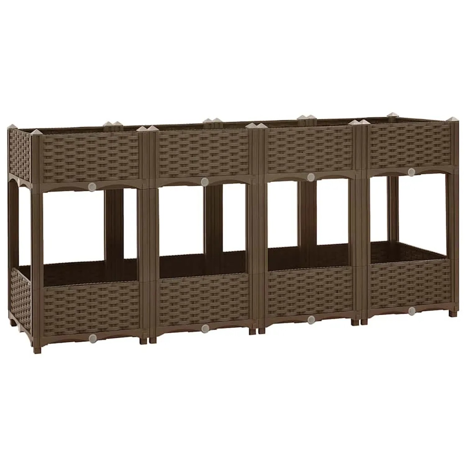 vidaXL Hochbeet 160x40x71 cm Polypropylen 316522