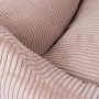 Detailansicht: Rosa Knuffelwuff Hundebett Olivia Cord XL, weicher Cordstoff.