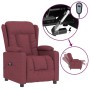 vidaXL Relaxsessel Elektrisch Weinrot Stoff 3098780_3