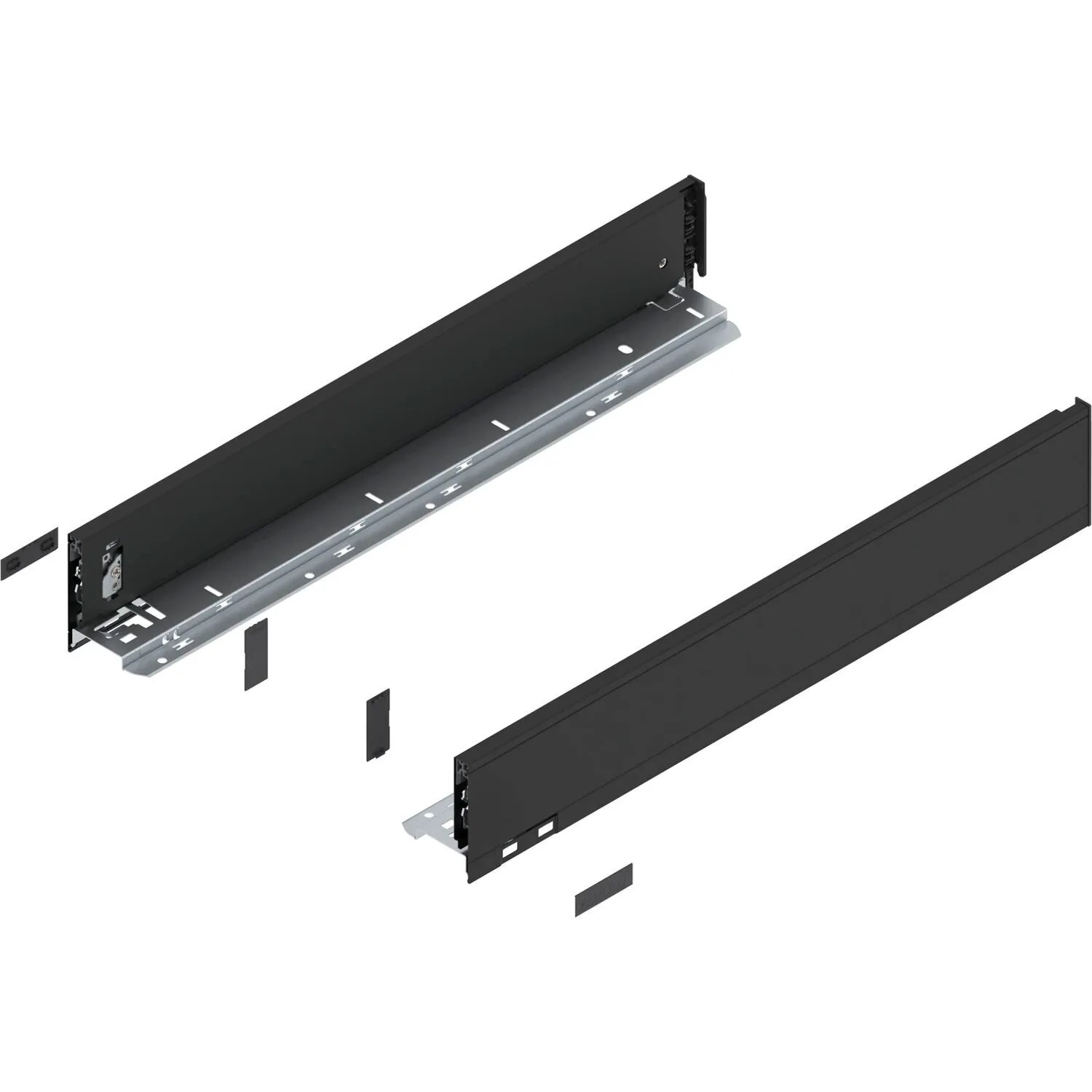 Blum Zarge Legrabox Pure Höhe M Nennlänge 550 mm Carbonschwarz Matt