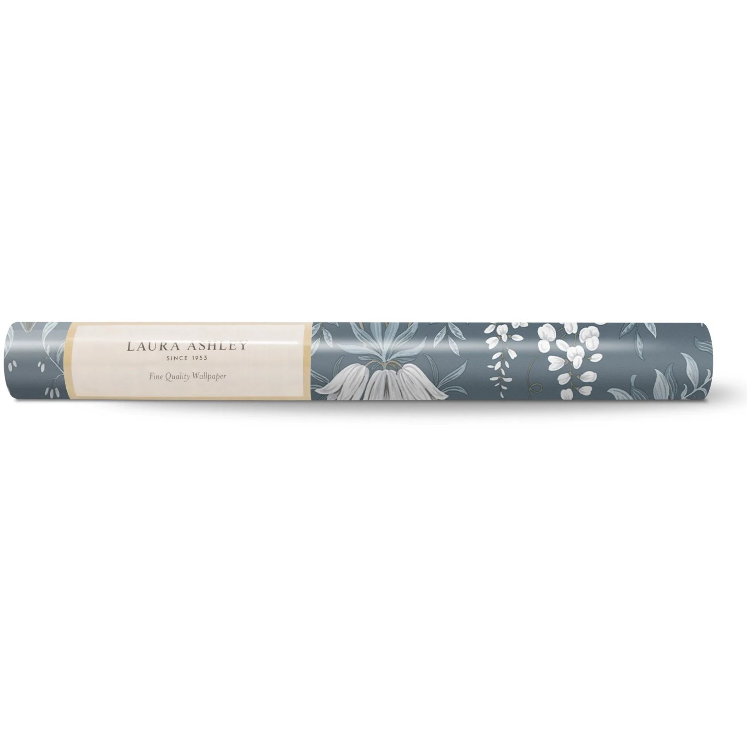Laura Ashley Vliestapete Parterre Dark Seaspray, Rolle mit floralem Vintage-Design.
