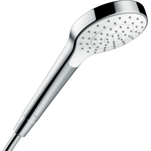 Hansgrohe Croma Select S Handbrause, 1 Strahlart, EcoSmart, 9 l/min, Weiß/Chrom