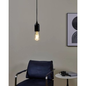 Eglo E27 LED Leuchtmittel in Globeform, 7,3 W, warmweißes Licht.