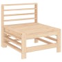 vidaXL Gartenmöbel: Lounge-Eckteil aus Kiefer Massivholz für Garten, Terrasse oder Balkon.