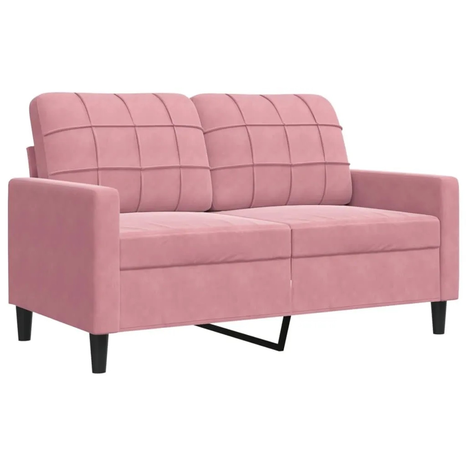 vidaXL 2-Sitzer-Sofa Rosa 120 cm Samt 4007617 günstig online kaufen