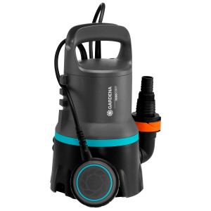 Gardena Schmutzwasser-Tauchpumpe 9000, 300W, für Teiche und Baugruben. Zum Umpumpen von Schmutzwasser.