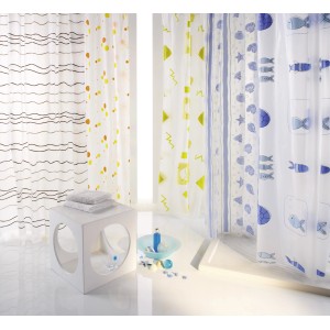 Kleine Wolke Duschvorhang Promo, 180x200 cm, verschiedene Designs.