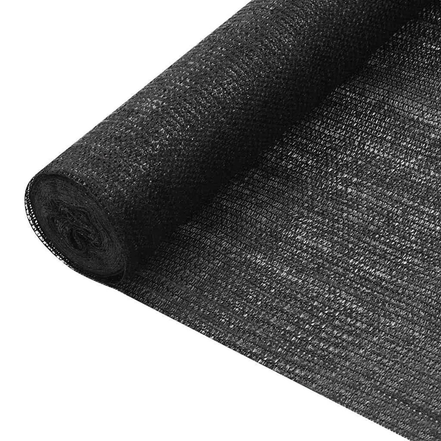 vidaXL Zaunblende Schwarz 1,2x10 m HDPE 75 g/m² 149320