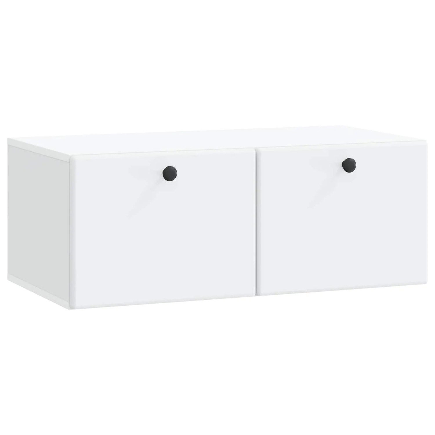 vidaXL Wandmontierter TV-Schrank Weiß 78,5 x 41 x 30 cm Holzwerkstoff 899195