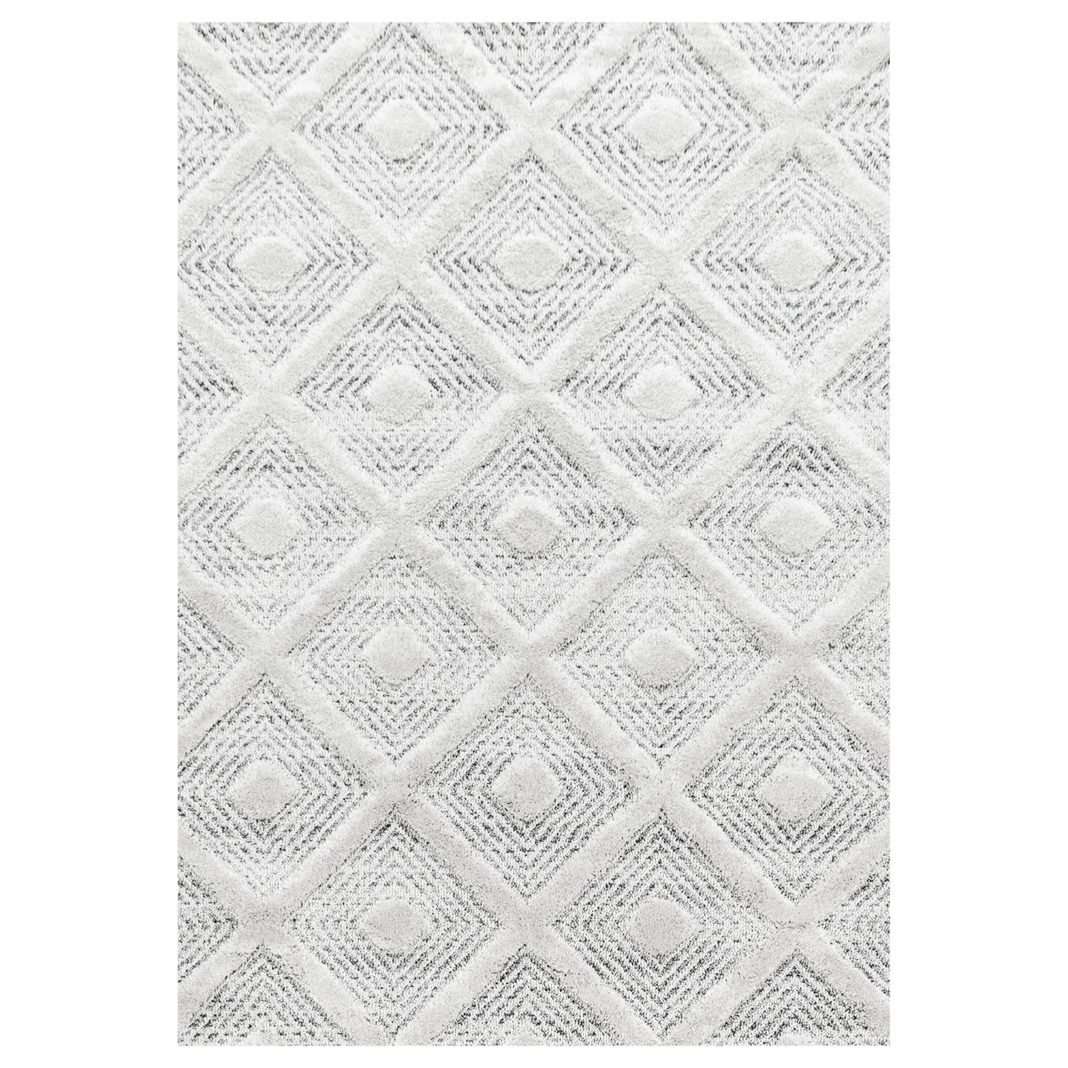 Ayyildiz Hochflorteppich Pisa 4707 Grau 120 cm x 170 cm günstig online kaufen
