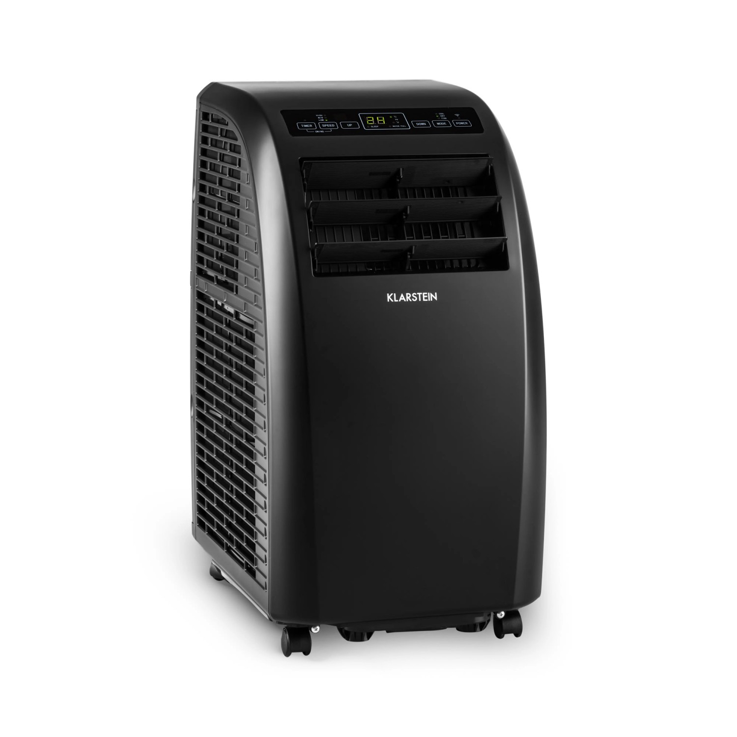 Klarstein Metrobreeze Rom Smart Mobile Klimaanlage 10000 BTU 3,0 kW Fernbedienung Schwarz