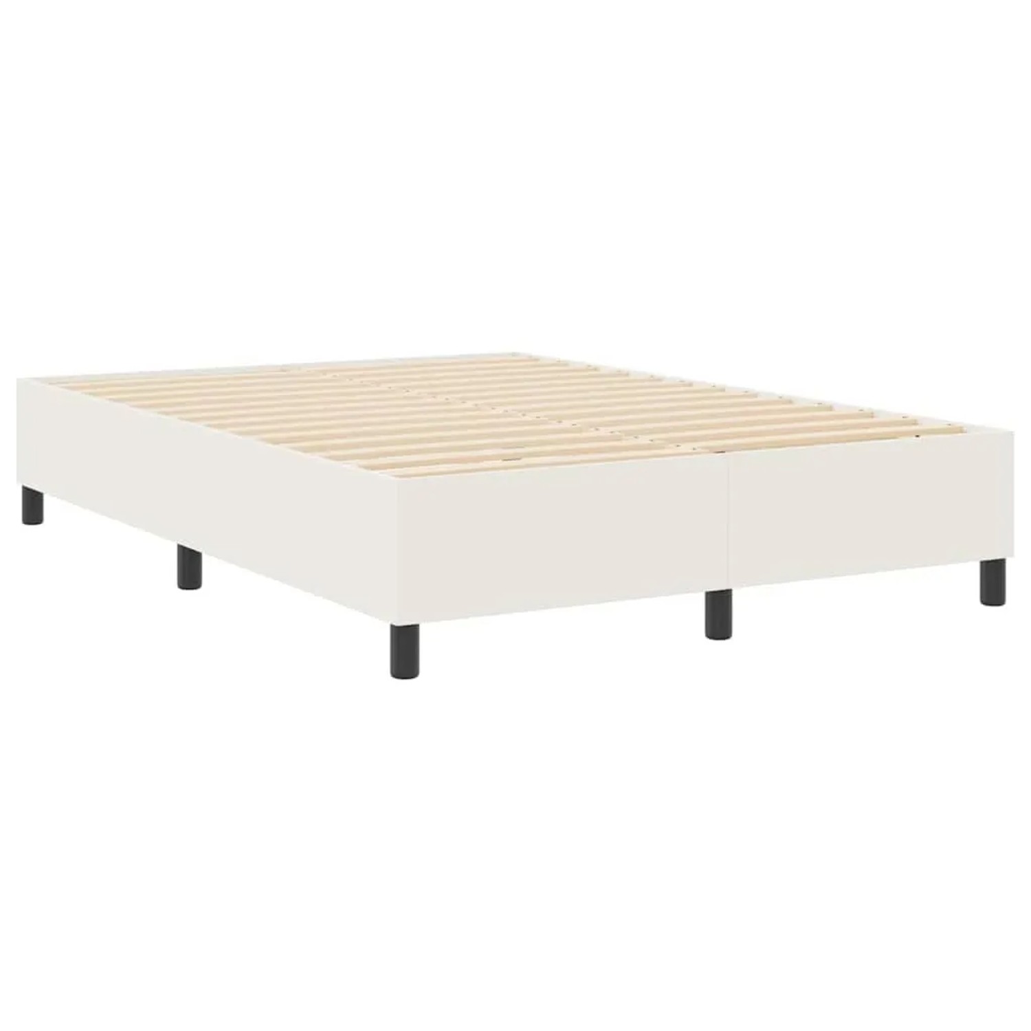 vidaXL Plattformbettgestell Creme 160 x 200 cm Stoff 3337419