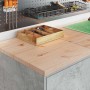 vidaXL Garagen-Aufbewahrungsschrank Betongrau Massivholz Kiefer 860565_3