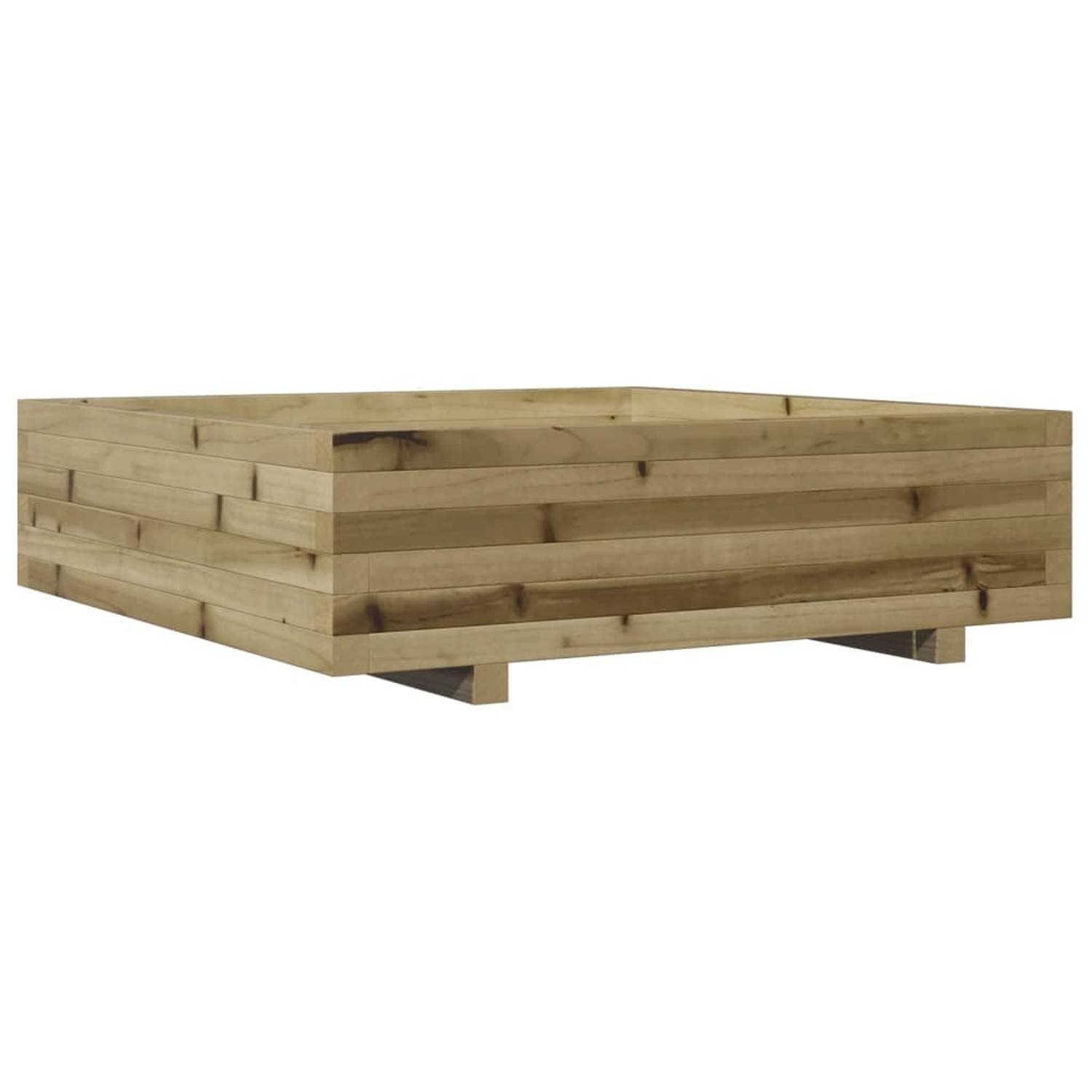 vidaXL Pflanzkübel 90x90x26,5 cm Kiefernholz Imprägniert 847317 günstig online kaufen
