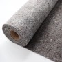 Aquagart Teichvlies 6m² (1000g) als Schutzvlies für Teichfolie, Rolle grau.