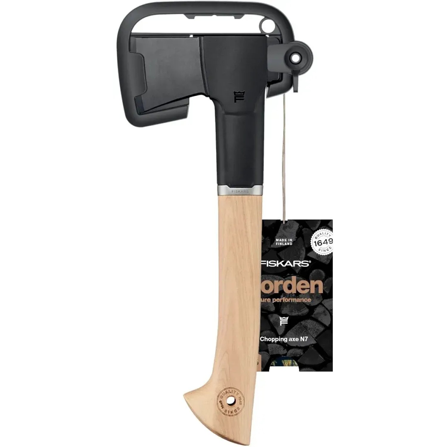 Fiskars Norden N7 フィスカース ノルデンアックス N7 Fiskars Norden N7 Hatchet with Recycled Leather Sheath (14 in