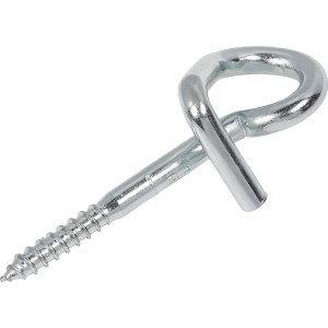 Verzinkter Schaukelhaken (Ø 10 mm x 140 mm) für Gartenspielgeräte.