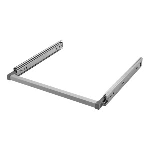 SOTECH VarioSlide Schubladenschienen KV2-100-H53-1050 EH 1050 mm bis 100 kg Einhandverriegelung Eloxiert für Schubladen ohne Front bis 600 mm Breite