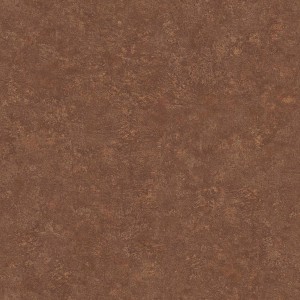 Braune Vliestapete in Rostoptik für Wohnzimmer und Küche im Industrial Style.