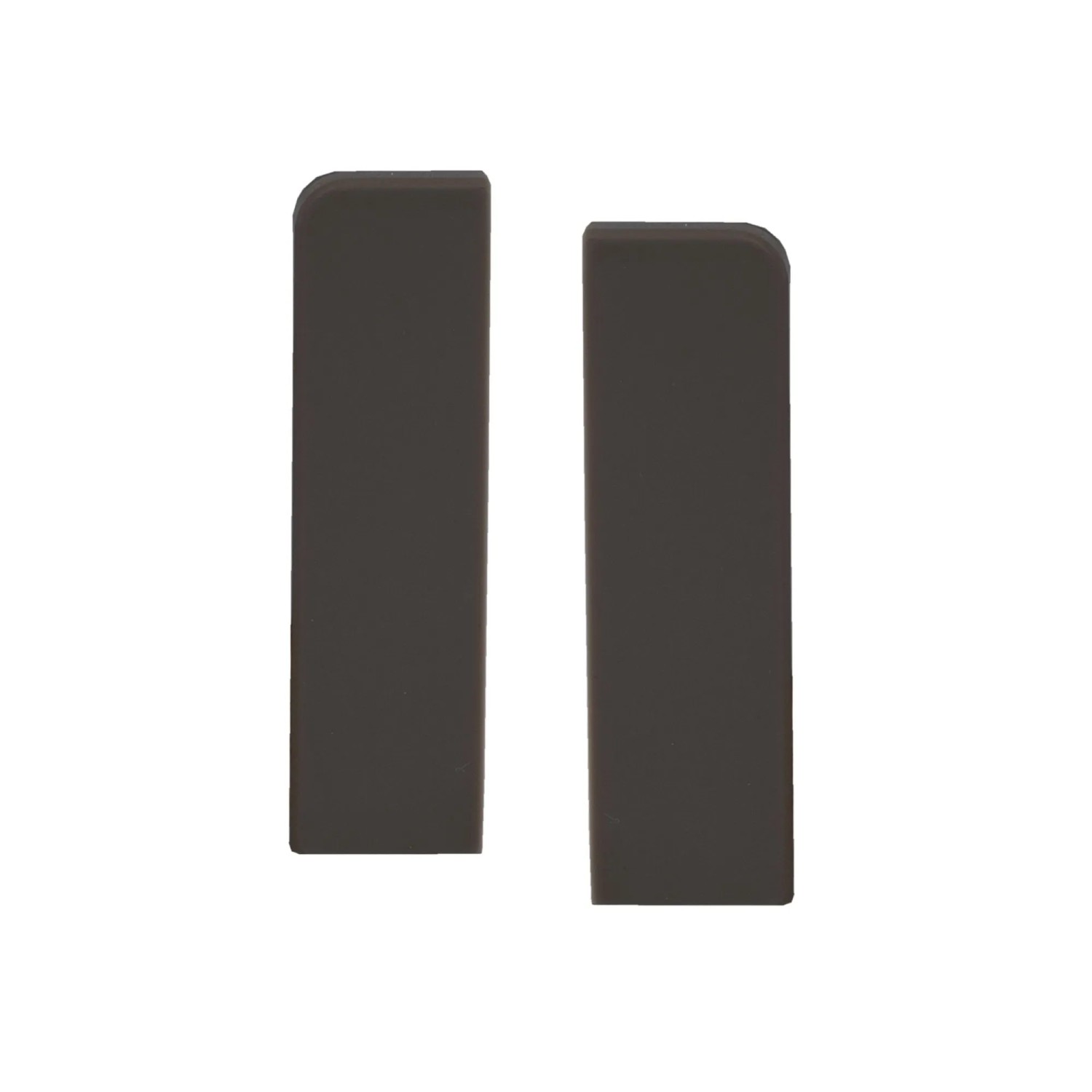 Kosche Endkappen für Kosche Sockelleiste 16 mm x 58 mm Anthrazit 2 Stück