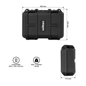 Wiltec Universalkoffer 32X229X112Cm Wasserdicht Transportkoffer Schutzkoffer