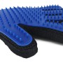 Blauer Heim Fellpflegehandschuh (23x18cm) für Hunde und Katzen.