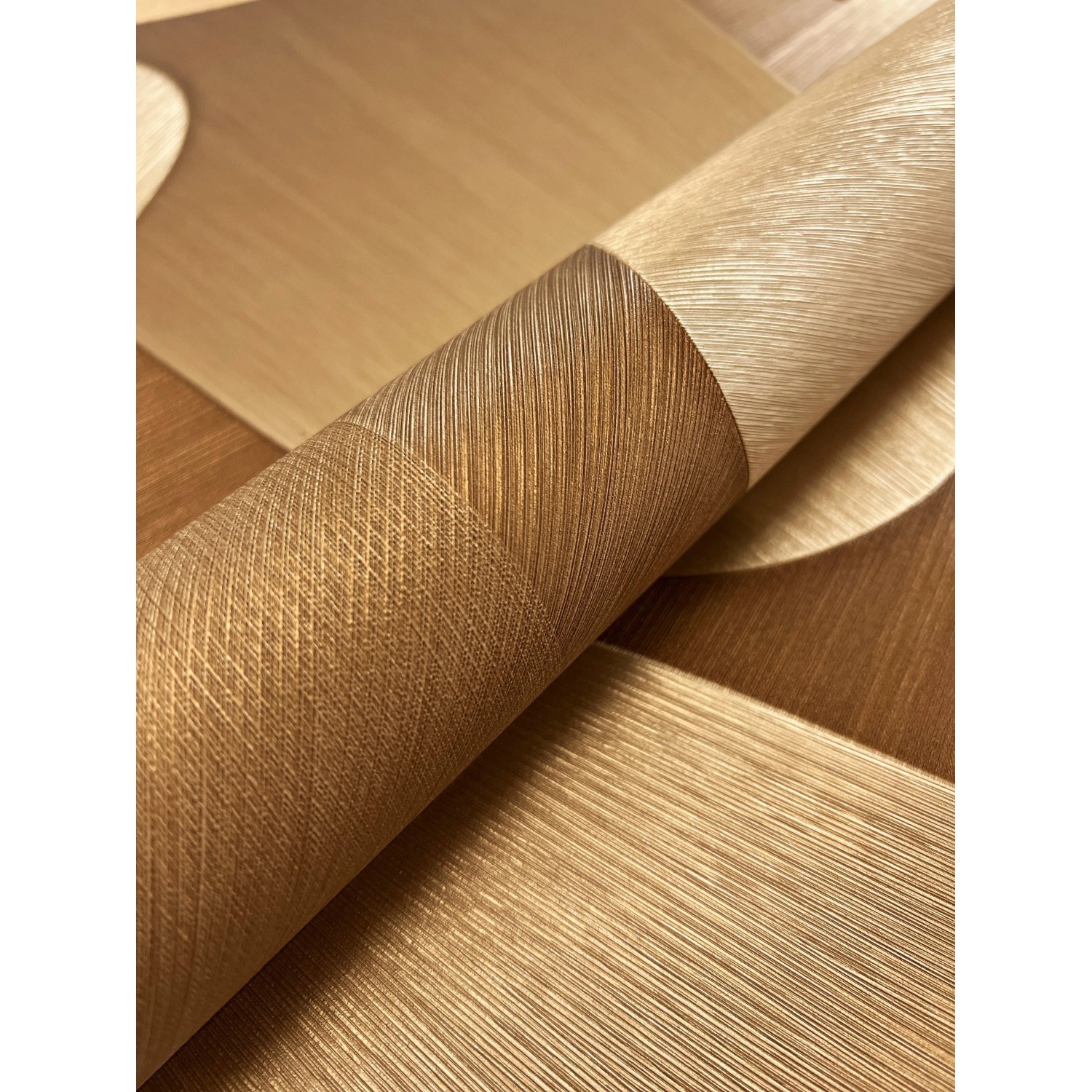 Newroom Vliestapete Nuccio Gold Grafik Modern Strukturiert FSC® günstig online kaufen