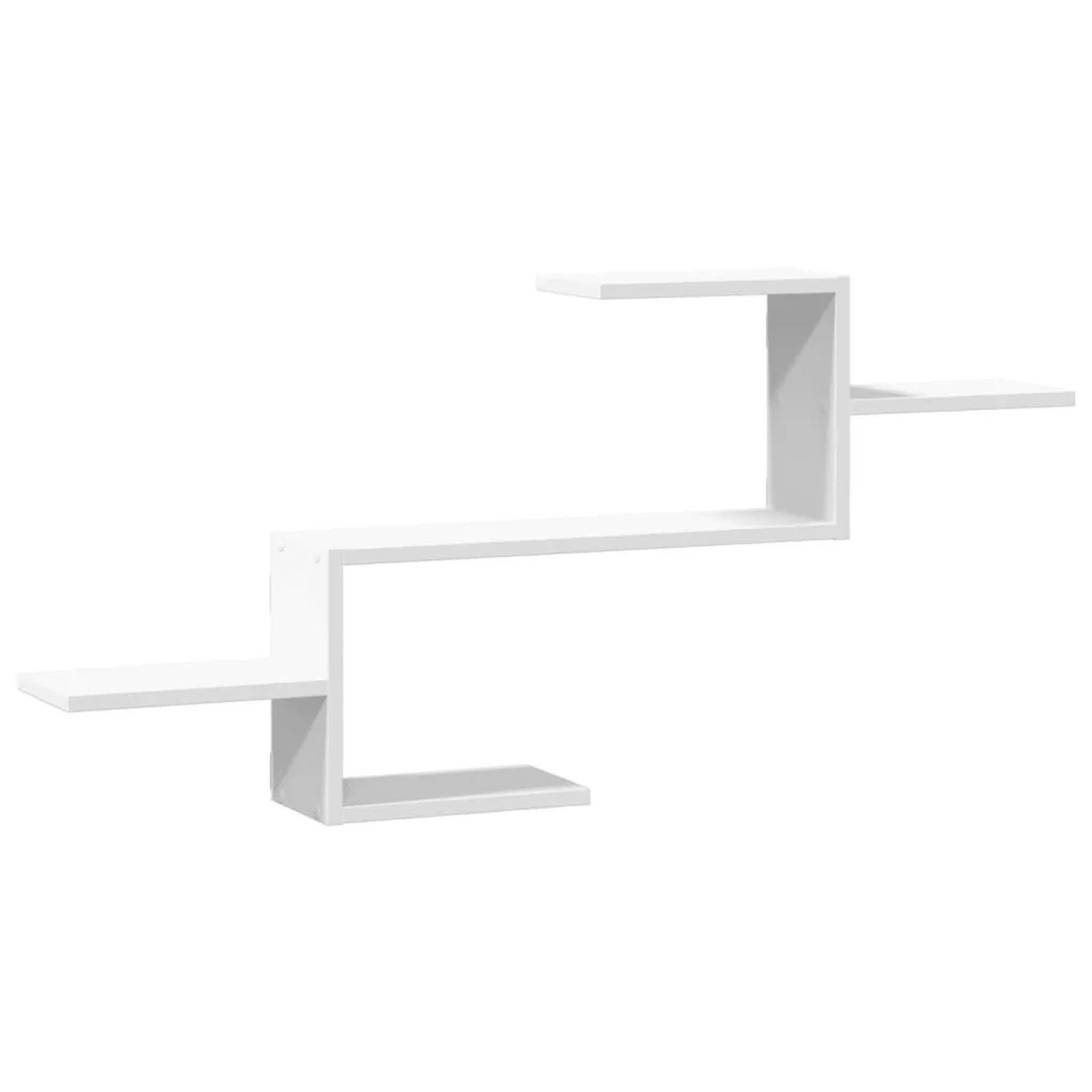 vidaXL Wandregal Weiß 104x15x49 cm Holzwerkstoff 853200