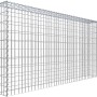 Gabiona Anbaukorb, 100x200x20cm, Maschenweite 5x10cm, Drahtgitter für Gabionen.