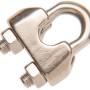 Conacord Seilklemme, rostfrei, Ø 4mm, 2 Stück. Klemme aus Stahl für Drahtseile.