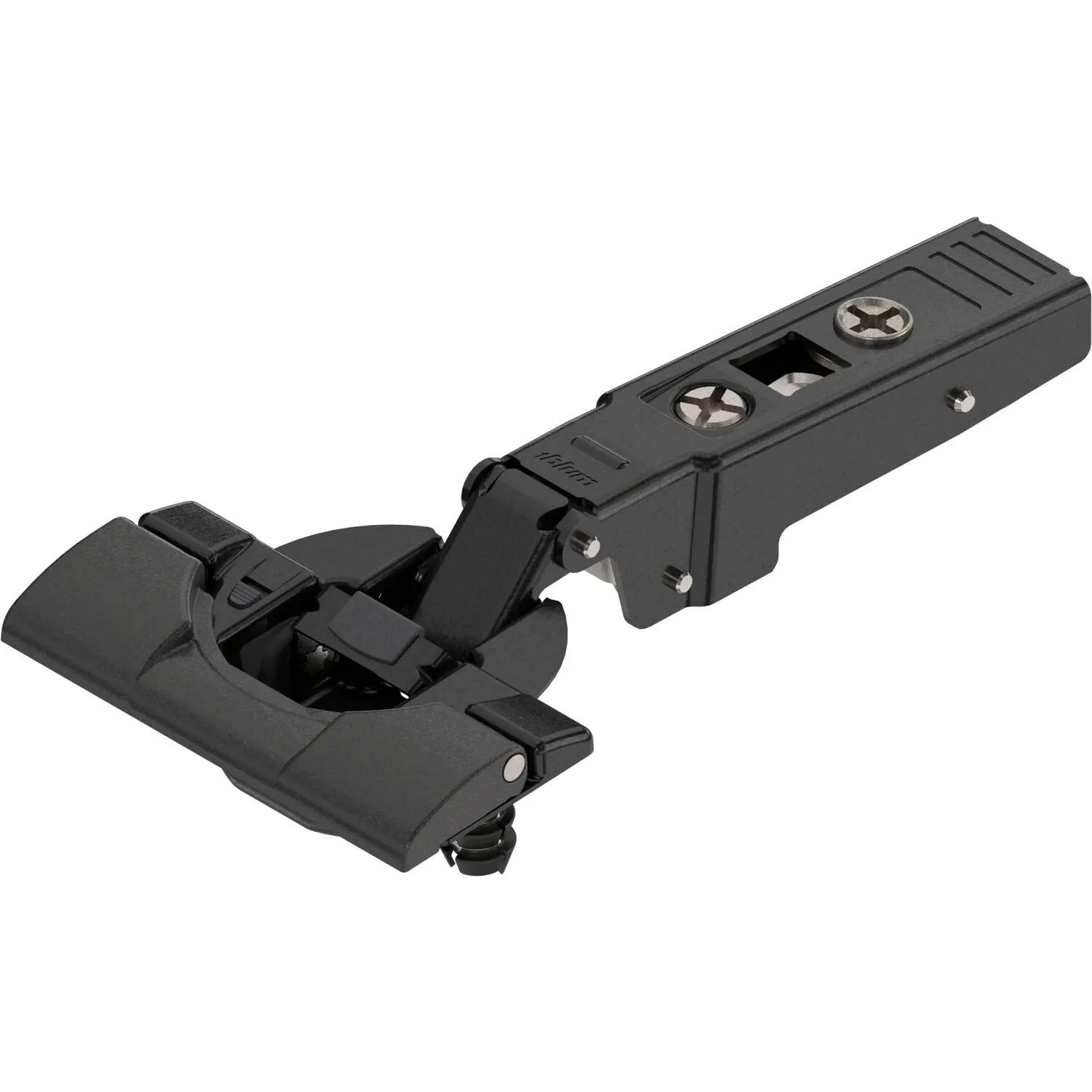 Blum Profiltürscharnier Clip Top Blumotion 95 Grad Gerade mit Feder Onyx Schwarz Inserta