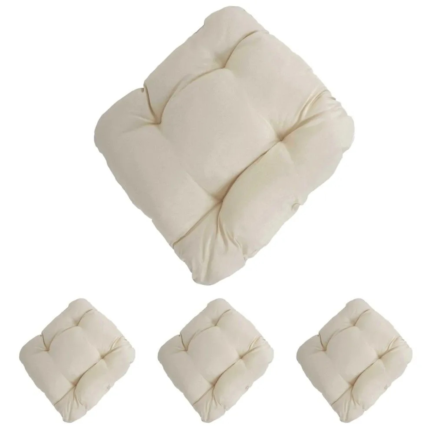 MCW Sitzkissen Milano 4er-Set Creme